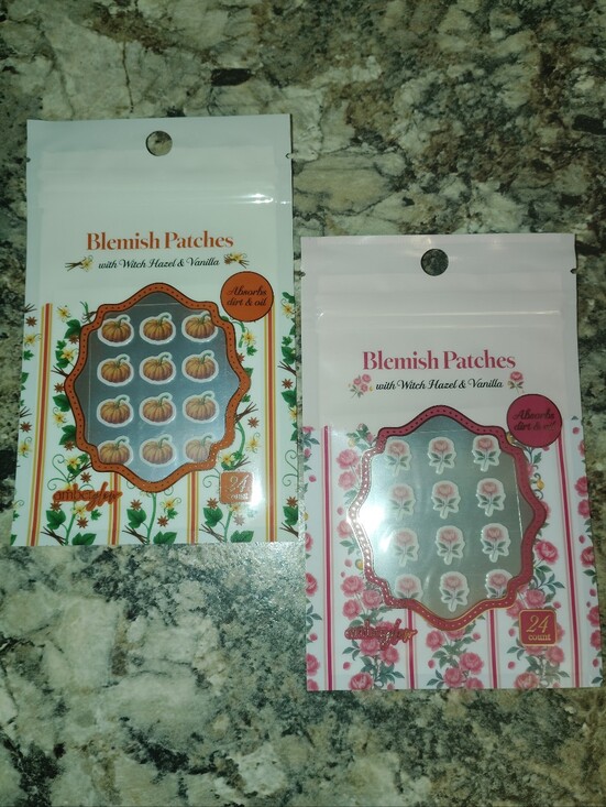 acne patches Other - Blemish Patch Set - Pink Floral Packaging And Pumpkins New